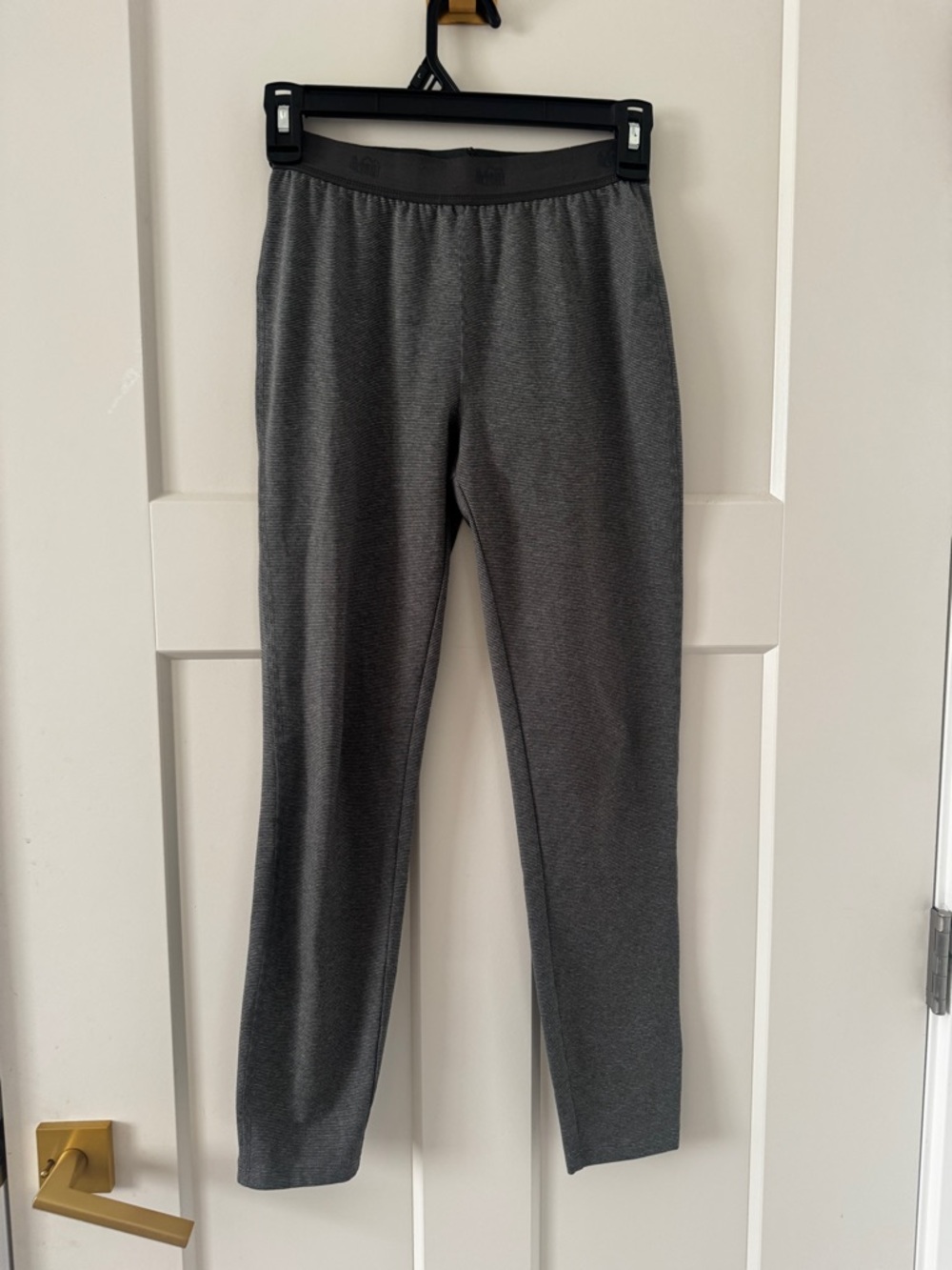 Kids REI base layer Gray Performance Stretch Pants 10/12